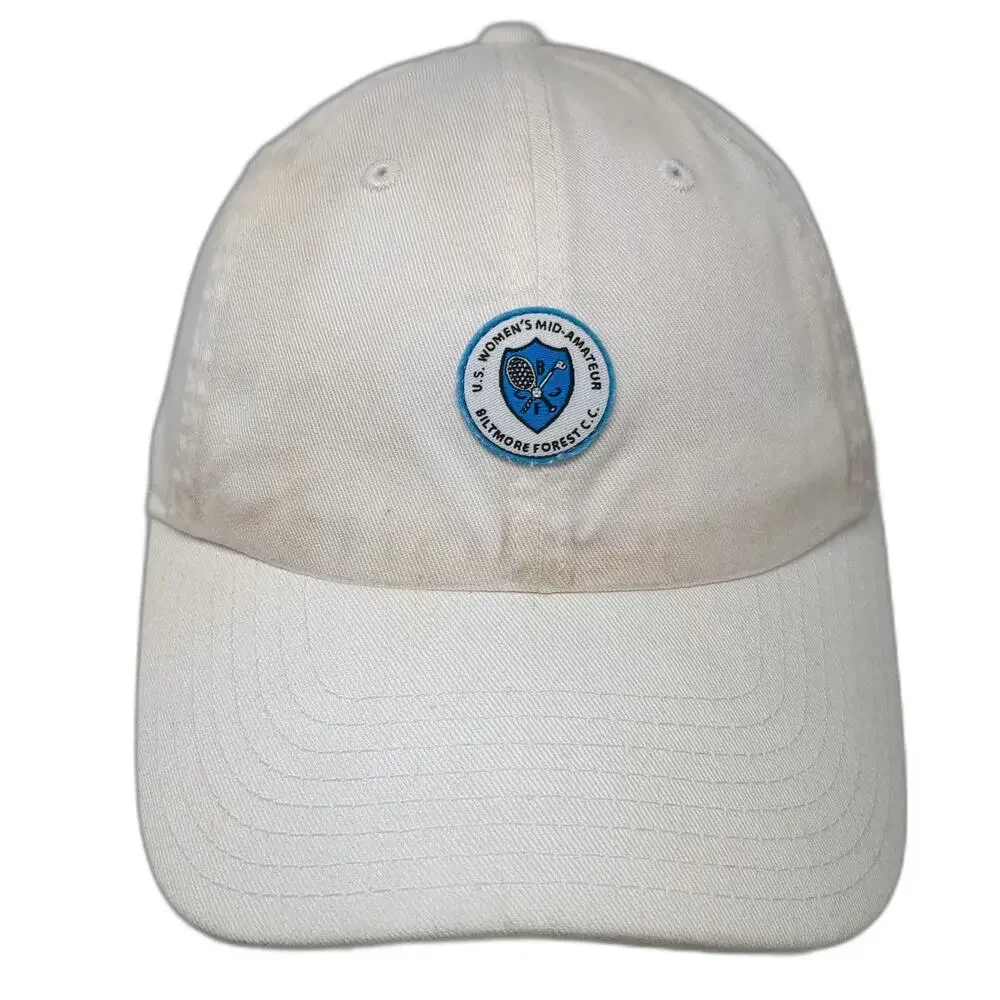 American Needle White One Size Baseball Cap USGA Mid-Amateur Biltmore Forest Hat
